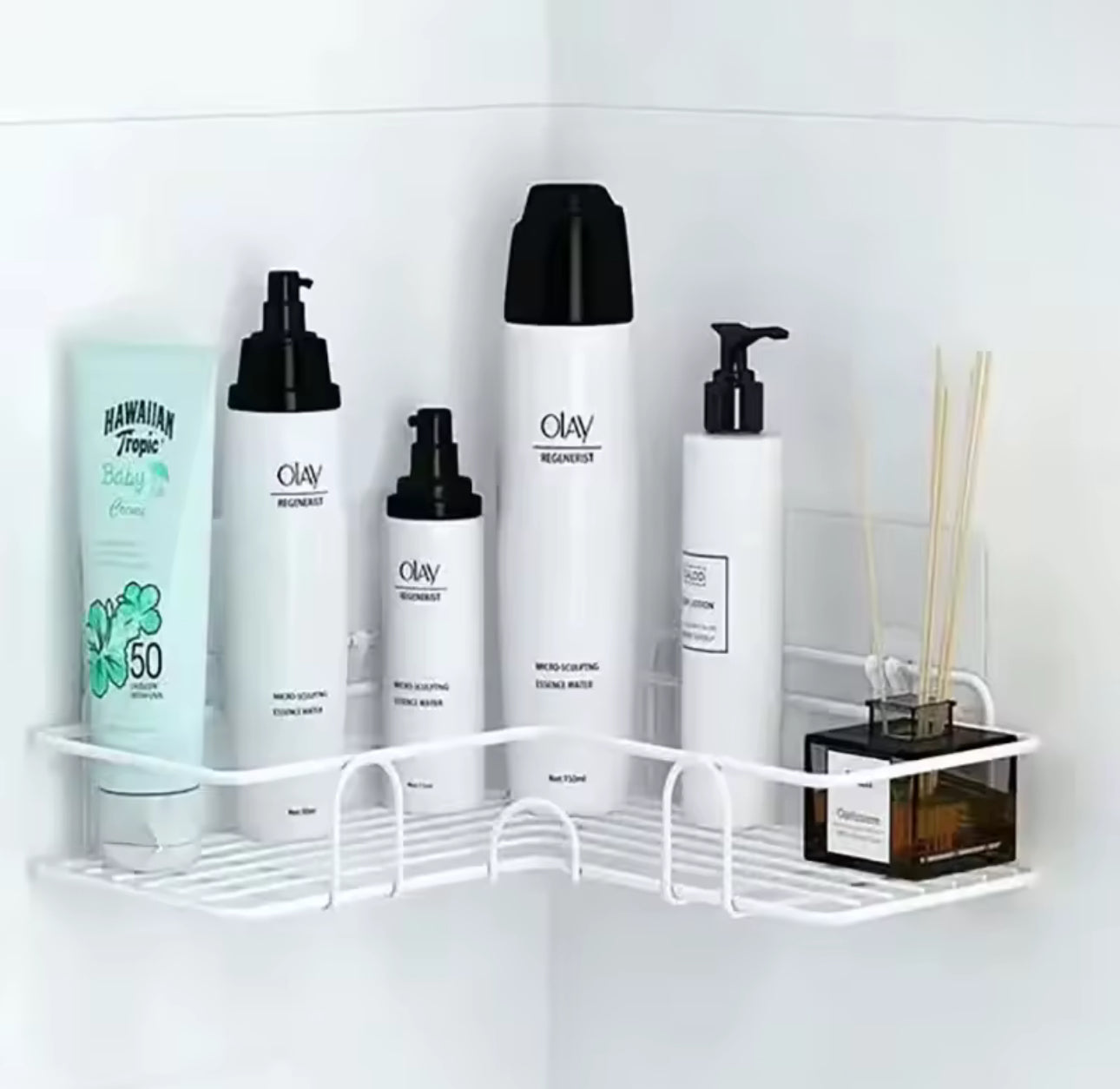 Wall Shelf Metal Organiser – Bathroom & Kitchen Storage Rack