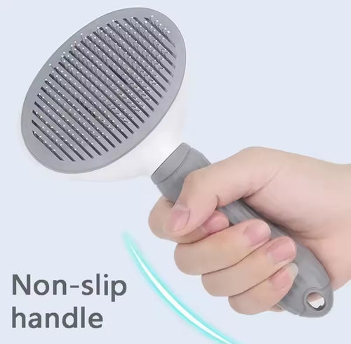 Self-Cleaning Pet Grooming Brush